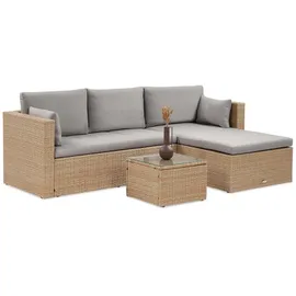 beautysofa SEVILLA Loungeset beige