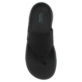 SKECHERS Damen Go Walk Arch Fit 2.0 Sandal Carrie, Black Textile, 38 EU