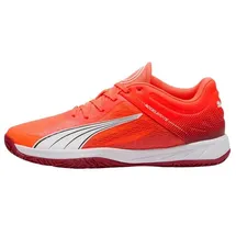 Puma Accelerate Turbo Hallenschuhe 01 glowing red/white/dark crimson/black 42