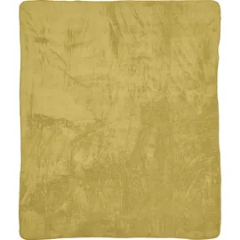 Done. Softie Kuscheldecke 150 x 200 cm Gold