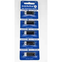 5 Stück A23 EverActive 12V Batterie 23AE A23 VA23GA MN21  LRV08  L1028  RVO8