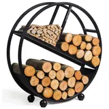 Cook King Kaminholzregal DIEGO Stahl 100 cm grau