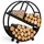 Cook King Kaminholzregal DIEGO Stahl 100 cm grau