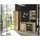 furn.design Küchenzeile Stove 210 cm Used Wood hell und anthrazit