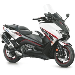Uniracing Yamaha T-Max 530, Dekor-Set - Schwarz/Rot/Weiß