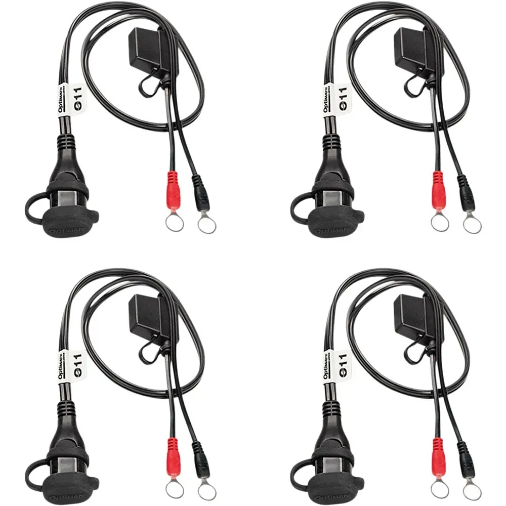 Tecmate O11x4 Optimate 12v 5/16 ́ ́ Batteriekabel 4 Einheiten - Black - One Size