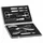 Erbe Manicure-Etui Carbon 9tlg