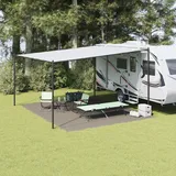 vidaXL Zeltteppich Hellgrau 500 x 400 cm