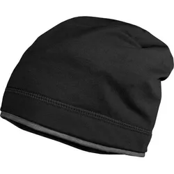 Beanie MAXIMO, Baby, Gr. 53, schwarz, Baumwollmischung, modisch, Mützen, UV-Schutz 50+ schützt Kinder zuverlässig vor Sonnenstrahlen