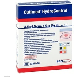 Cutimed HydroControl Kompressen 4,5x4,5 cm 10 St