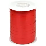 STAR Geschenkband Kunststoff Ringelband Rot 10 mm x 250 m
