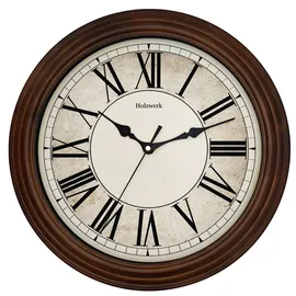 Holzwerk Wanduhr 35 cm HWN.Braun braun