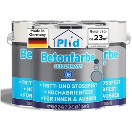 Plid Betonfarbe Bodenbeschichtung Bodenfarbe Sockelfarbe Silbergrau