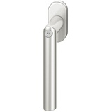 FSB Fenstergriff 34 1076 81415 abschließbar ovale Rosette, Aluminium, silber