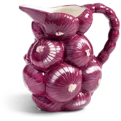 &klevering - Legume Krug, Zwiebel, 1 L, lila / weiß