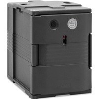 Royal Catering Thermobox beheizbar 90 L für GN 1/1 Behälter - Frontloader - mit Temperaturanzeige