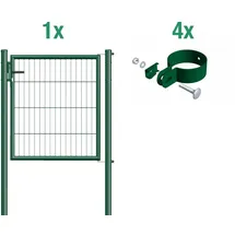 GAH Alberts Alberts Einstab-Gittermatten-Einzeltorset zinkphosphatiert grün 1250 mm