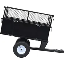 vidaXL Kippanhänger für Rasenmäher 150 kg Last