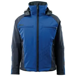 Softshelljacke "DARMSTADT" Unique - XS - kornblau/schwarz