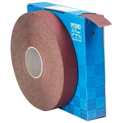 Korund Schleifbandrolle Gewebe SBR Breite 40mmxLänge 50m A60 für universelle Anwendung