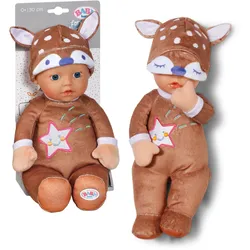 Zapf BABY born for babies Sleepy Deer 30cm, Babypuppe, Weiblich, Junge/Mädchen,