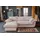 KAWOLA Sofa DAMETO Ecksofa Bettsofa Schlafsofa mit Stauraum Cord rosa