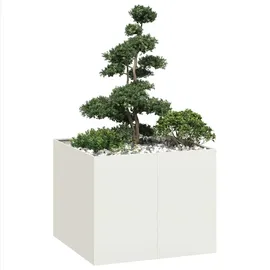 vidaXL Pflanzkübel 80 x 40 x 80 cm Weiß