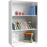 CASARIA Kinderbücherregal Vela 115 x 60 x 28 cm Holz massiv weiß