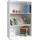 CASARIA Kinderbücherregal Vela 115 x 60 x 28 cm Holz massiv weiß