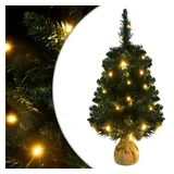 vidaXL Künstlicher Weihnachtsbaum mit Ständer Grün 90 cm PVC