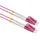 Value LWL-Kabel 50/125μm OM4, LC/LC, LSOH, violett, 0,5 m