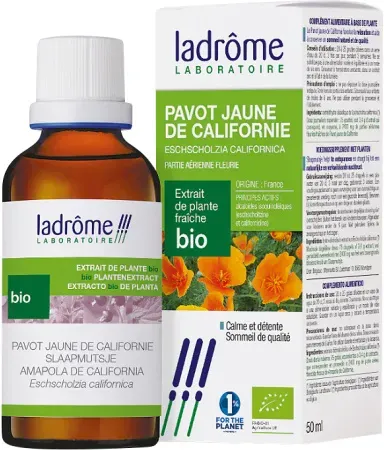 Ladrôme Kalifornischer Mohn Bio-Extrakt Flasche 50ml