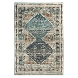 Lalee.Avenue LaleeAvenue Teppich My Inca 360 ozean 120cm x 170cm