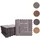 Mendler WPC Bodenfliese Rhone grau 30 x 30 cm 11 St.