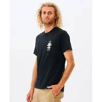 Rip Curl Search Icon Tee Black XL