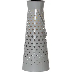 LED-Solar-Dekoration "Romby", Laterne, grau