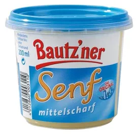 Develey Senf und Feinkost GmbH Bautzner Senf mittelscharf 200 ml