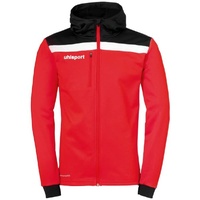 Uhlsport Offense 23 Multi Trainingsjacke mit Kapuze rot/schwarz/weiß 128