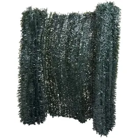 Mendler Balkonsichtschutz N77, Sichtschutz Windschutz Verkleidung für Balkon Terrasse Zaun ~ 300x150cm Tanne dunkel