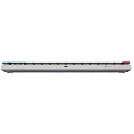 Cherry MX-LP 2.1 Compact Wireless weiß/hellblau/rot, MX LOW PROFILE RGB SPEED, USB/Bluetooth, DE (G80-3860LVADE-0)