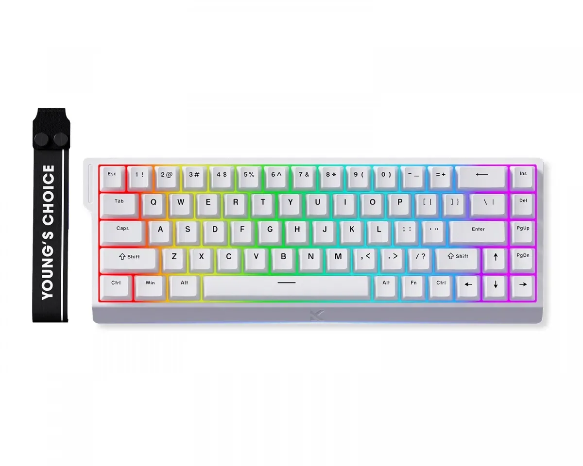 MCHOSE Ace 68 E-Sport ANSI Hall Effect Tastatur - Weiß