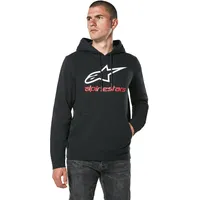 Alpinestars Always V3 Kapuzenpullover - Schwarz/Weiß/Rot L