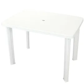 vidaXL Gartentisch 101 x 68 x 72 cm weiß