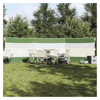 vidaXL Camping-Windschutz Grün 508x130 cm Wasserdicht