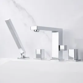 Bernstein Wannenrandarmatur Fliesenrandarmatur 6081C - Design 4-Loch-Badewannenarmatur