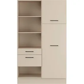 Impuls Küchen Warschau Mehrzweckschrank-Set 120 x 206,2 x 60 cm grau