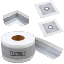 LEVEL+ Dichtband Dichtset Dusche Balkon Ecken Profi Set EZ2 grau