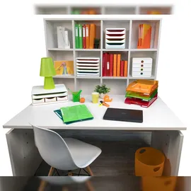 Exacompta Schubladenbox Pop-Box 27,8 x 34,7 x 26,7 cm 4-tlg. weiß