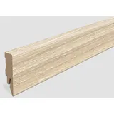 EGGER Sockelleiste L323 Kubisch für Fußboden Parkett 6 cm Eiche