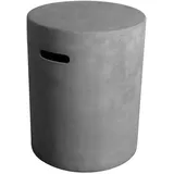 ELEMENTI Abdeckung für 5 kg Gasflasche Beton-Optik 40 x 40 x 51 cm Grau